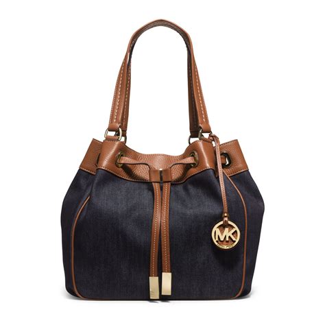 michael kors multicolor handbag|michael kors denim handbag.